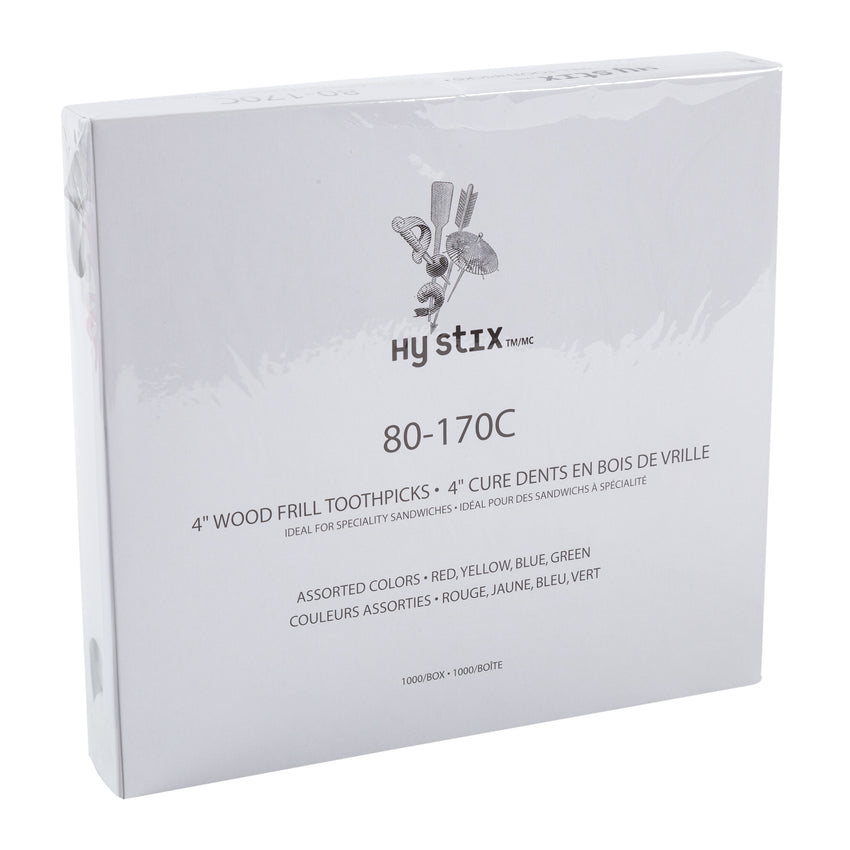 Toothpick Frill 4", Case 1000x10