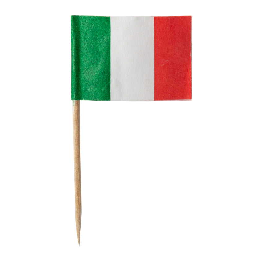 Toothpick Flag Italian, Case 144x10