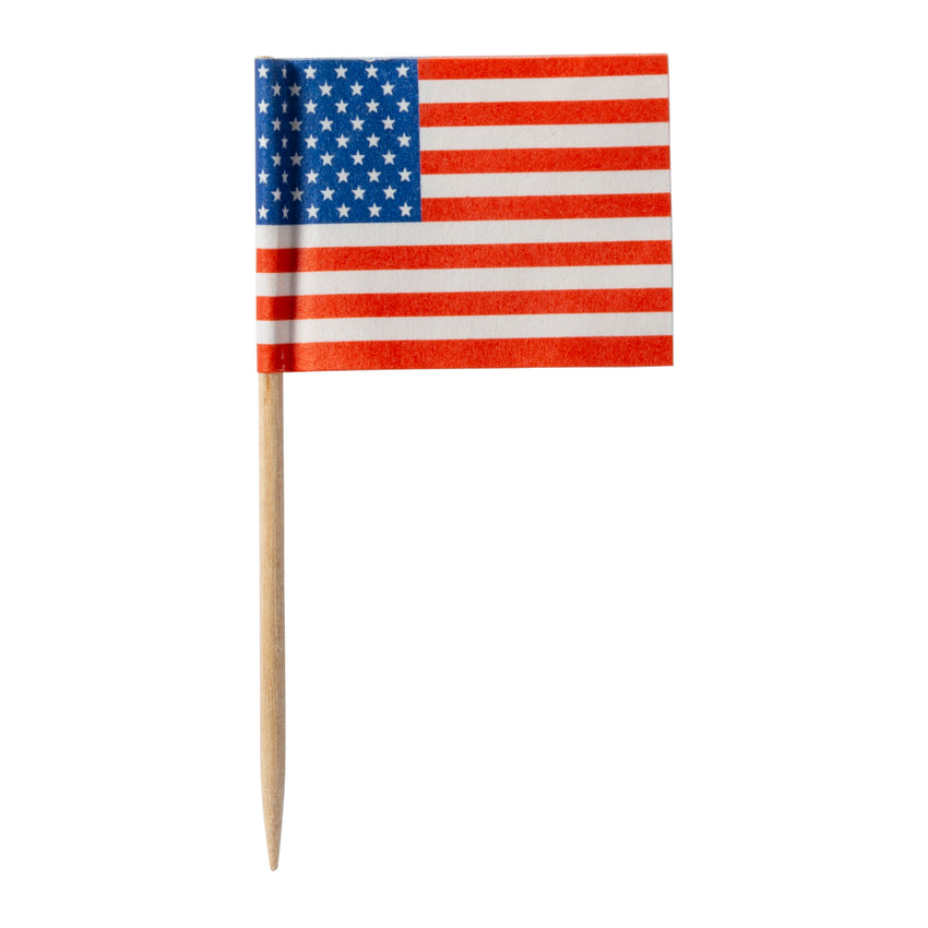 Toothpick Flag American, Case 144x10