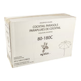 Toothpick Umbrella 4" Assorted Colour, Case 144x50