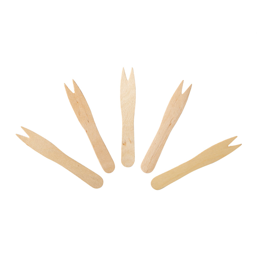 3.75" Chip Fork Wood, Case 1000x10