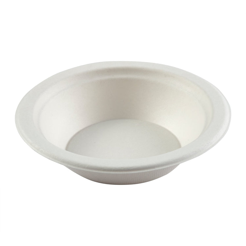 12 oz Round Bowls, Tilted Side View