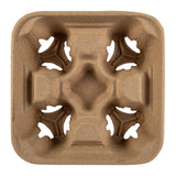 4 Cup Carrier 12-32 oz, Overhead View