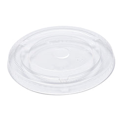 9 oz Compostable Clear CPLA Flat Lid
