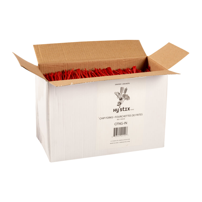 Chip Fork Red, Case 2000