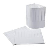 Chef Hat Paper 10" Flat Pack, Case 25x4