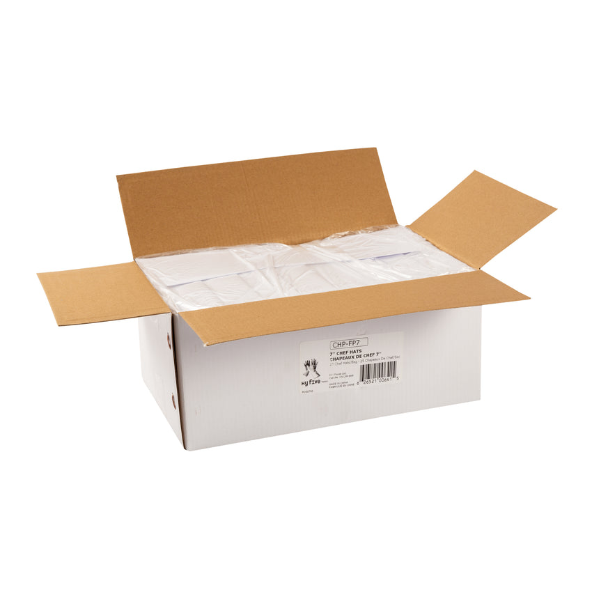 Chef Hat Paper 7" Flat Pack, Case 25x4