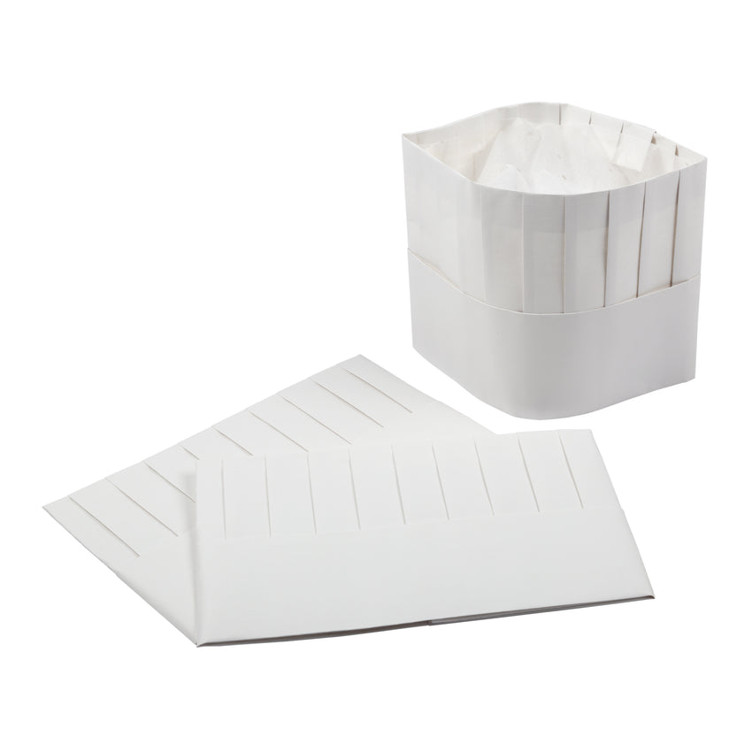 Chef Hat Paper 7" Flat Pack, Case 25