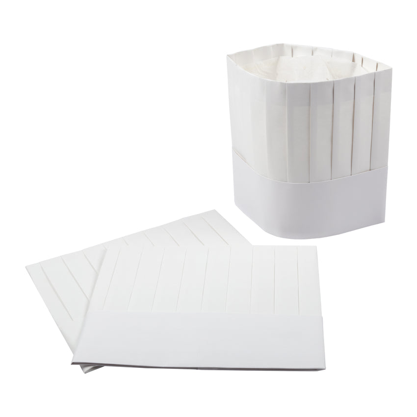 Chef Hat Paper 9" Flat Pack, Case 25