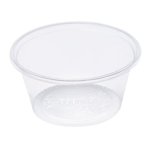 3.25 oz Compostable Clear PLA Portion Cup