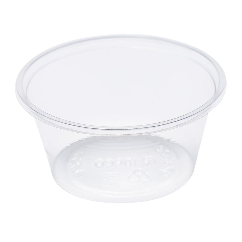 3.25 oz Compostable Clear PLA Portion Cup