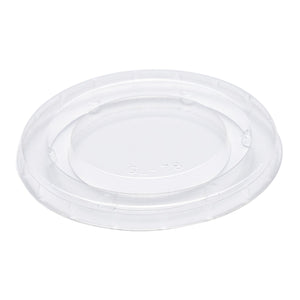 3.25-4 oz Compostable Clear PLA Lid