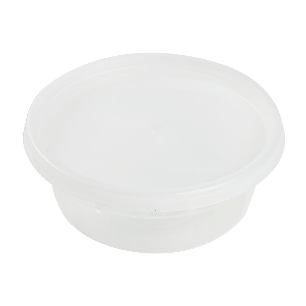 Combo, Deli Container, PP, With Lid, Clear, 8 Oz, Case 1x240 – ACR