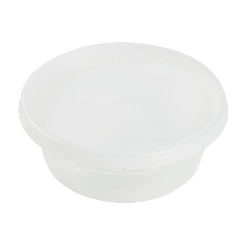 Combo, Deli Container, PP, With Lid, Clear, 8 Oz