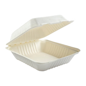 Deep Medium Hinged Lid Containers 7.875