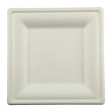 10" Square Plates, Overhead View