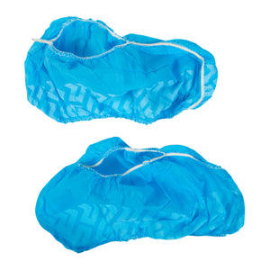 Shoe Cover Polypro Blue w White Tread, Case 300