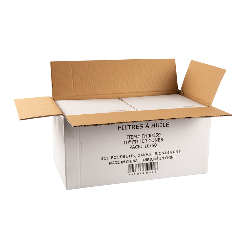 Filter Cone Edible Oil 10", Case 50x10