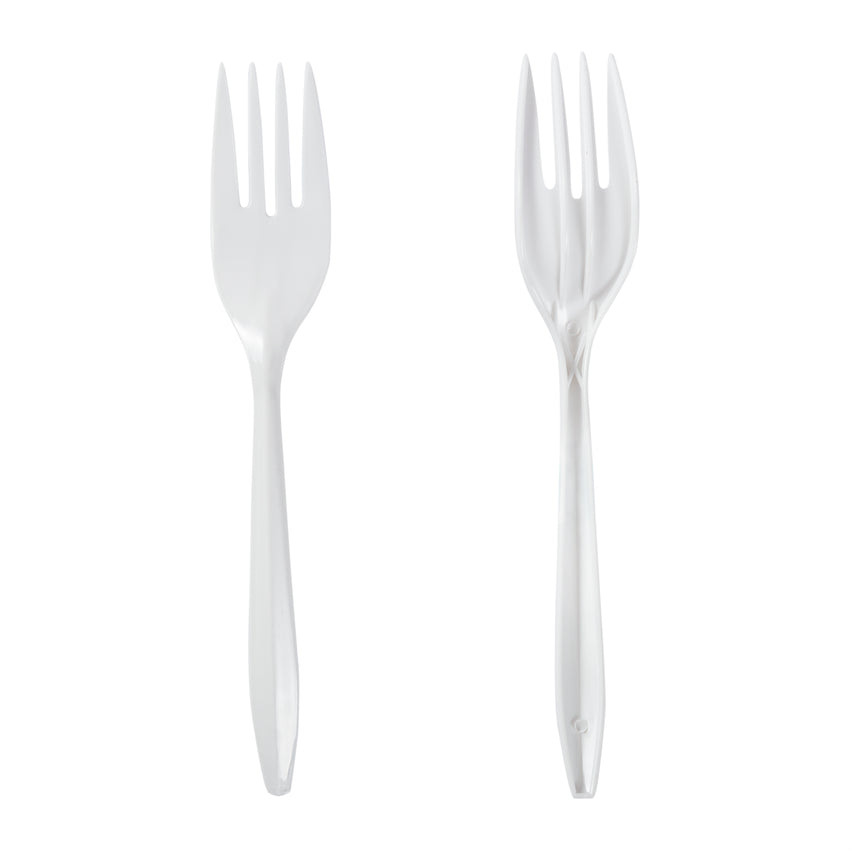 Fork MW Polypropylene White, Case 1000