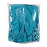 Glove Hsld Rubber XL12" Blue Silverlined, Case 15