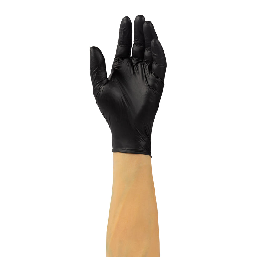 Glove Nitrile PF Black Disp, Case 100x10