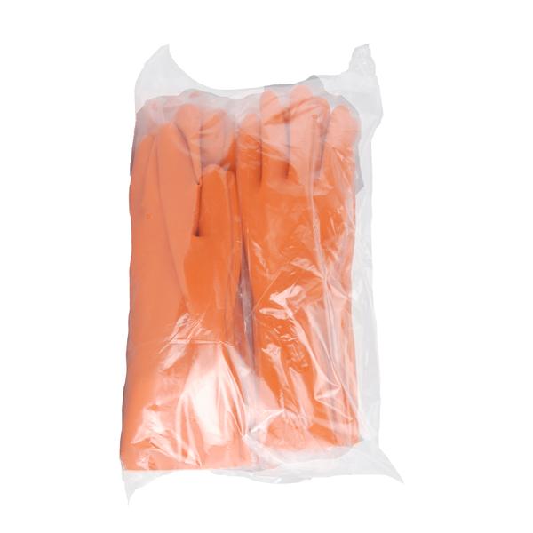 Glove Rubber HW Orange Flocklined, Case 6x20
