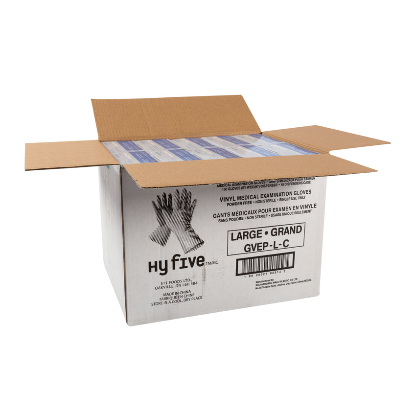 Glove Medical Exam Vinyl PF, Case 100x10