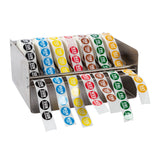 Day Dot Label Dispenser Stainless Steel, Case 1