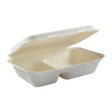 2-section Hinged Lid Containers 9" x 6"