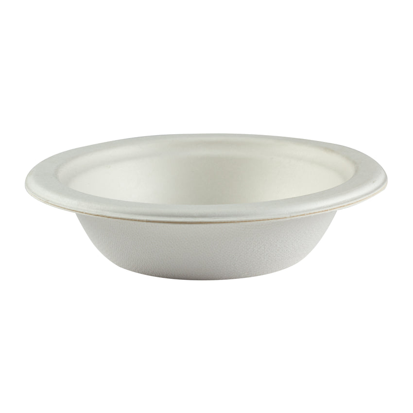 Bowl Natural Molded Fiber 12oz Wide, Case 125x8