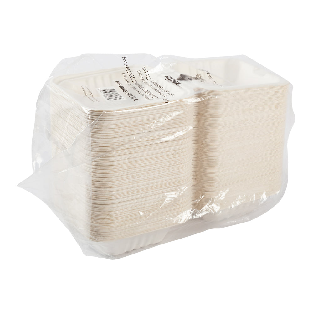 Clamshell Natural Molded Fiber Small, Case 125x4 – ACR Canada