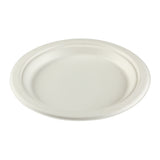 Plate Natural Molded Fiber 9", Case 125x4