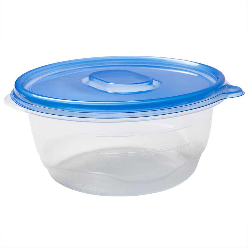 Container Big Bowl w Lid PP BPA Free 48oz, Case 6x8