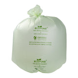 Garbage Bag Compostable 35x50" XStr Green, Case 25x4