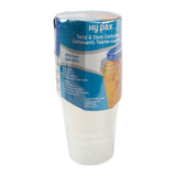 Container Twist Top w Lid PP BPA Free 32oz, Case 5x8