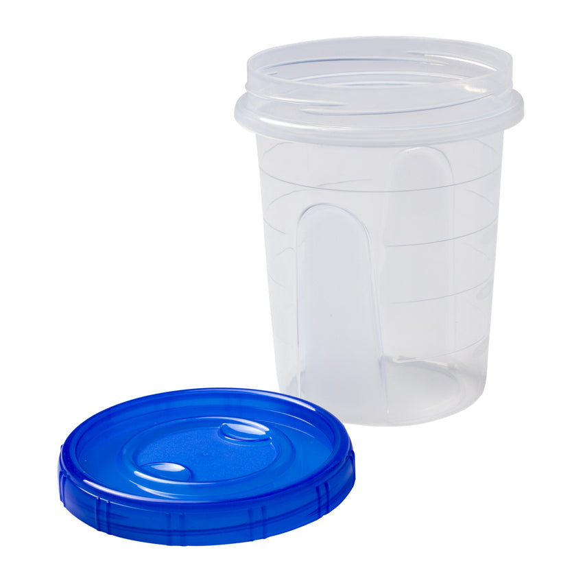 Container Twist Top w Lid PP BPA Free 32oz, Case 5x8