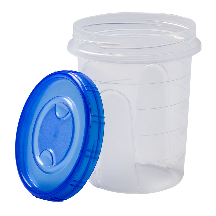 Container Twist Top w Lid PP BPA Free 32oz, Case 5x8
