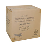 Take Out Food Container #8 HW White, Case 50x6