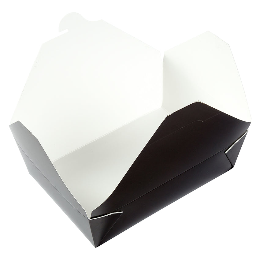 Take Out Food Container #3 Black, Case 50x4