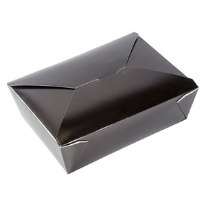 Take Out Food Container #3 Black, Case 50x4