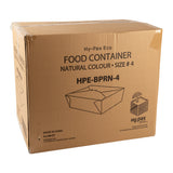 Take Out Food Container #4 Natural, Case 40x4