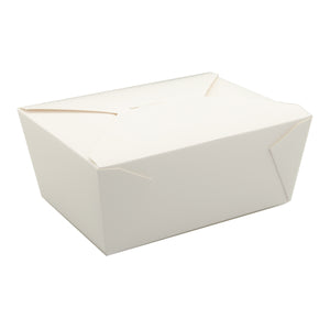 Take Out Food Container #4 White, Case 40x4