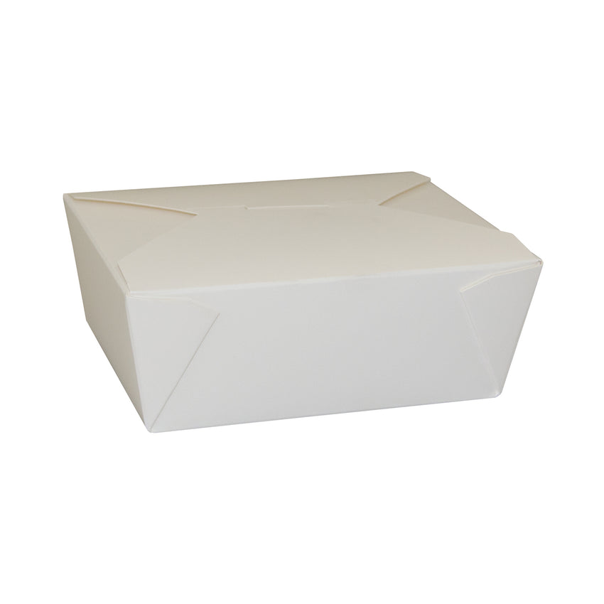 Take Out Food Container #8 HW White, Case 50x6