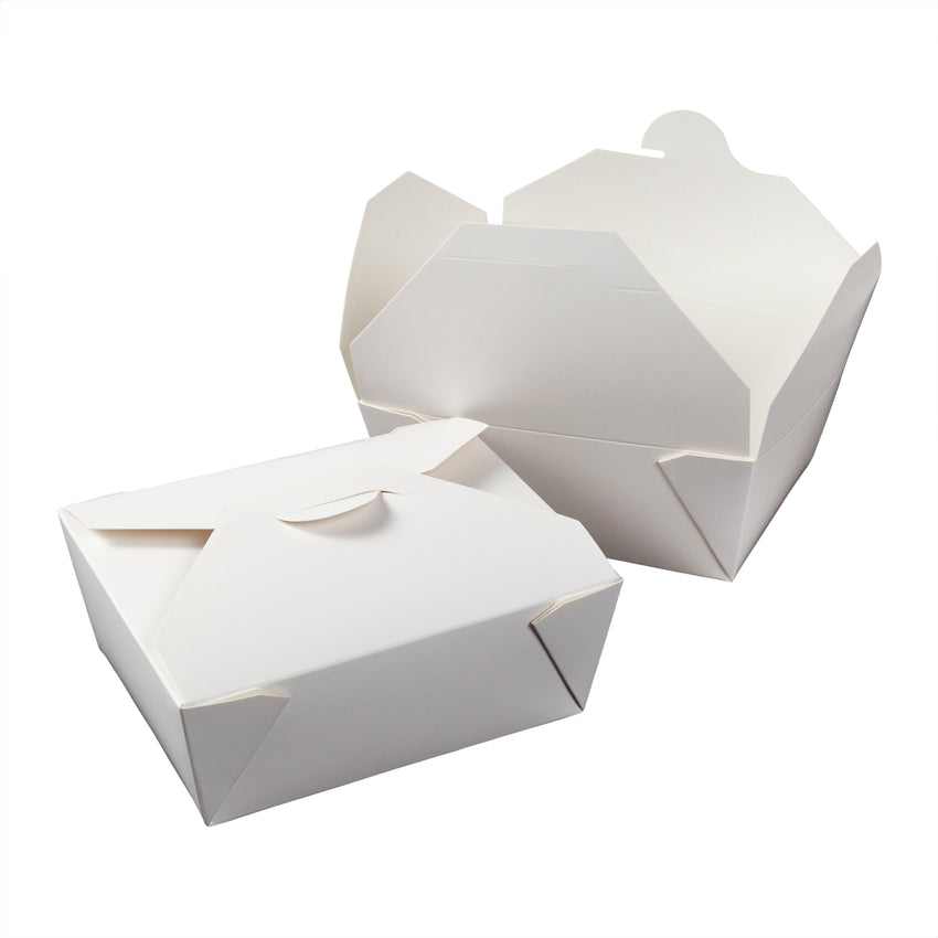 Take Out Food Container #8 White, Case 50x6
