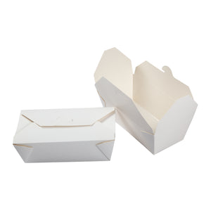 Take Out Food Container #9 White, Case 50x4