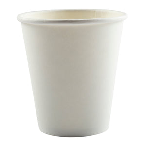 Cup Hot Paper Single Wall 8oz Plain, Case 50x20