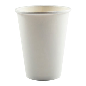 Cup Hot Paper Single Wall 12oz Plain, Case 50x20