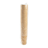 Cup Hot Kraft Ripple 16oz Nature, Case 25x20