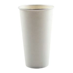 Cup Hot Paper Single Wall 20oz Plain, Case 50x12