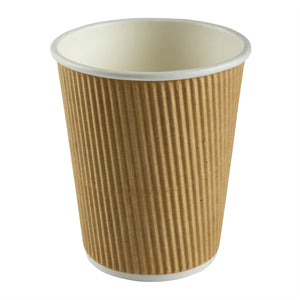 Cup Hot Kraft Ripple 8oz Nature, Case 40x25